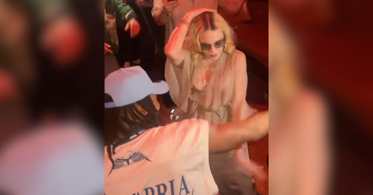 madonna sheer outfit boyfriend akeem morris birthday