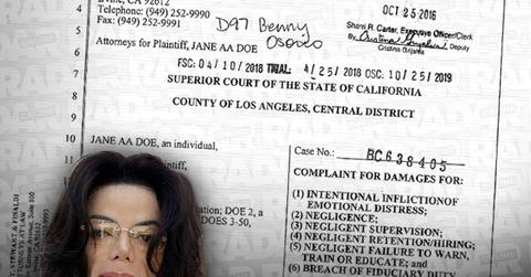 michael jackson sex abuse lawsuit court documents