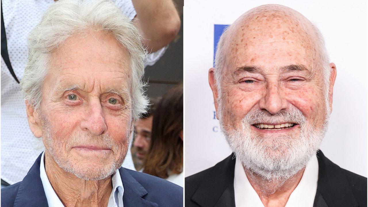 picture of michael douglas and rob reiner