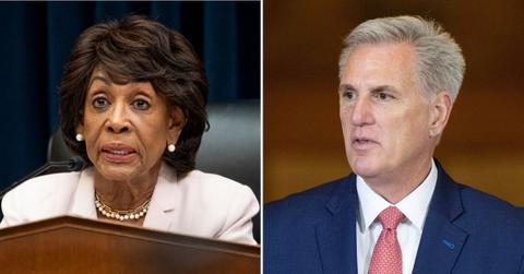 maxine waters trash kevin mccarthy save house speaker gop vote oustjpg
