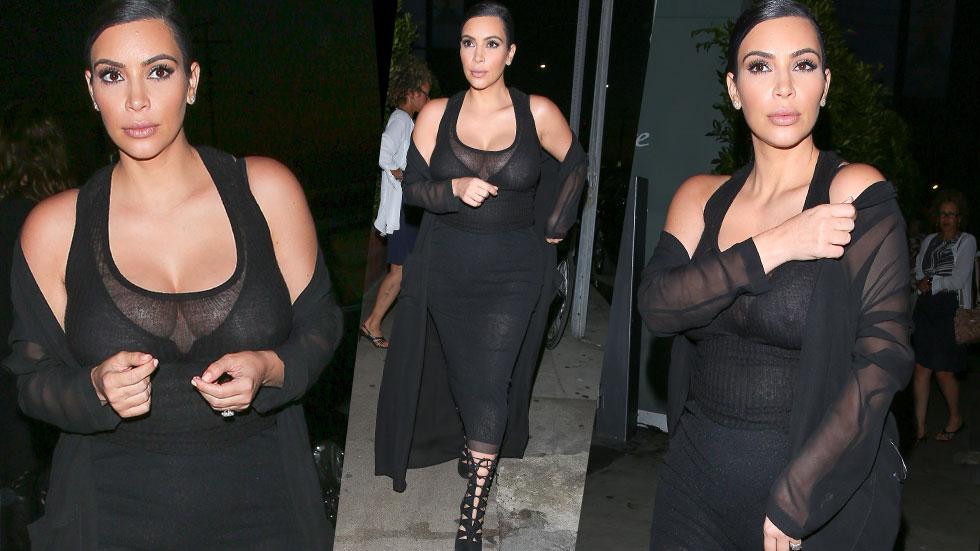 Kim Kardashian Cleavage Photos