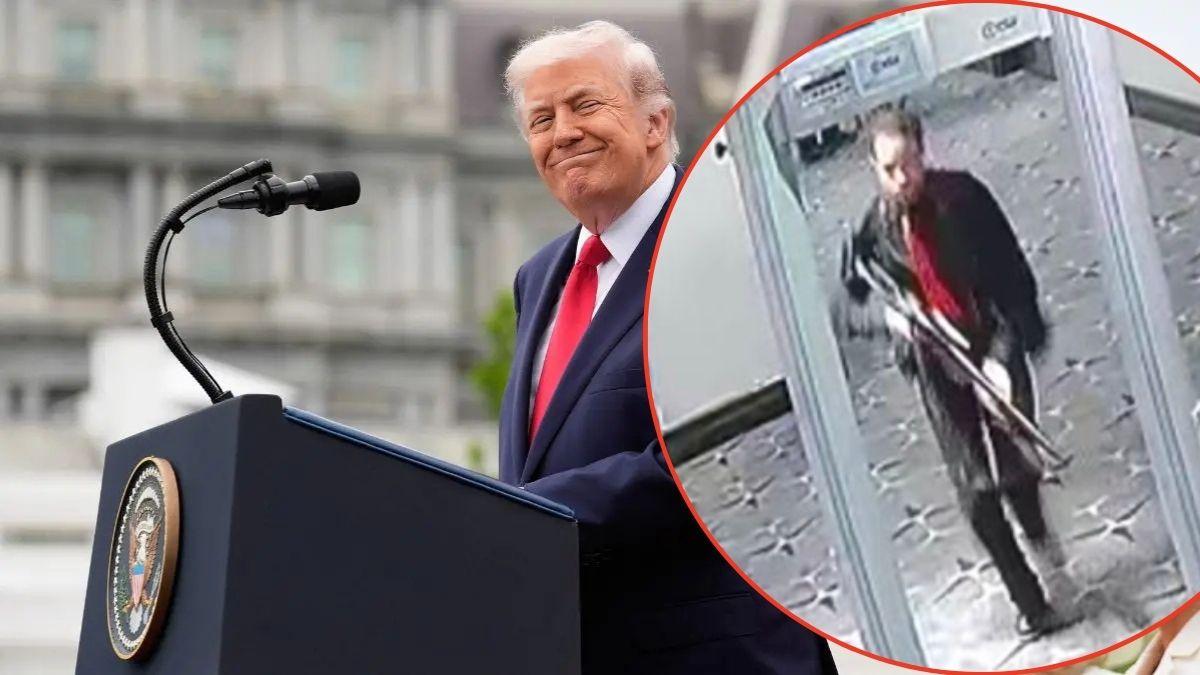 President Donald Trump and Cole Tomas Allen 