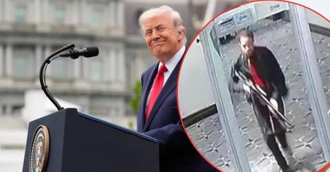 President Donald Trump and Cole Tomas Allen