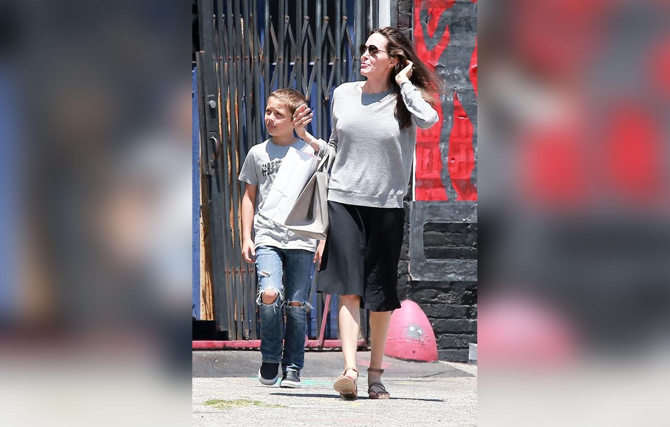 Angelina Jolie Son Knox Shop For Toys