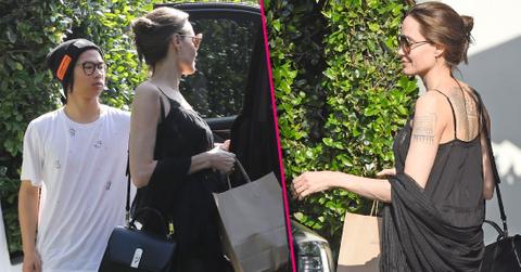 Angelina Jolie And Son Pax Lunch But Maddox Mama's Boy