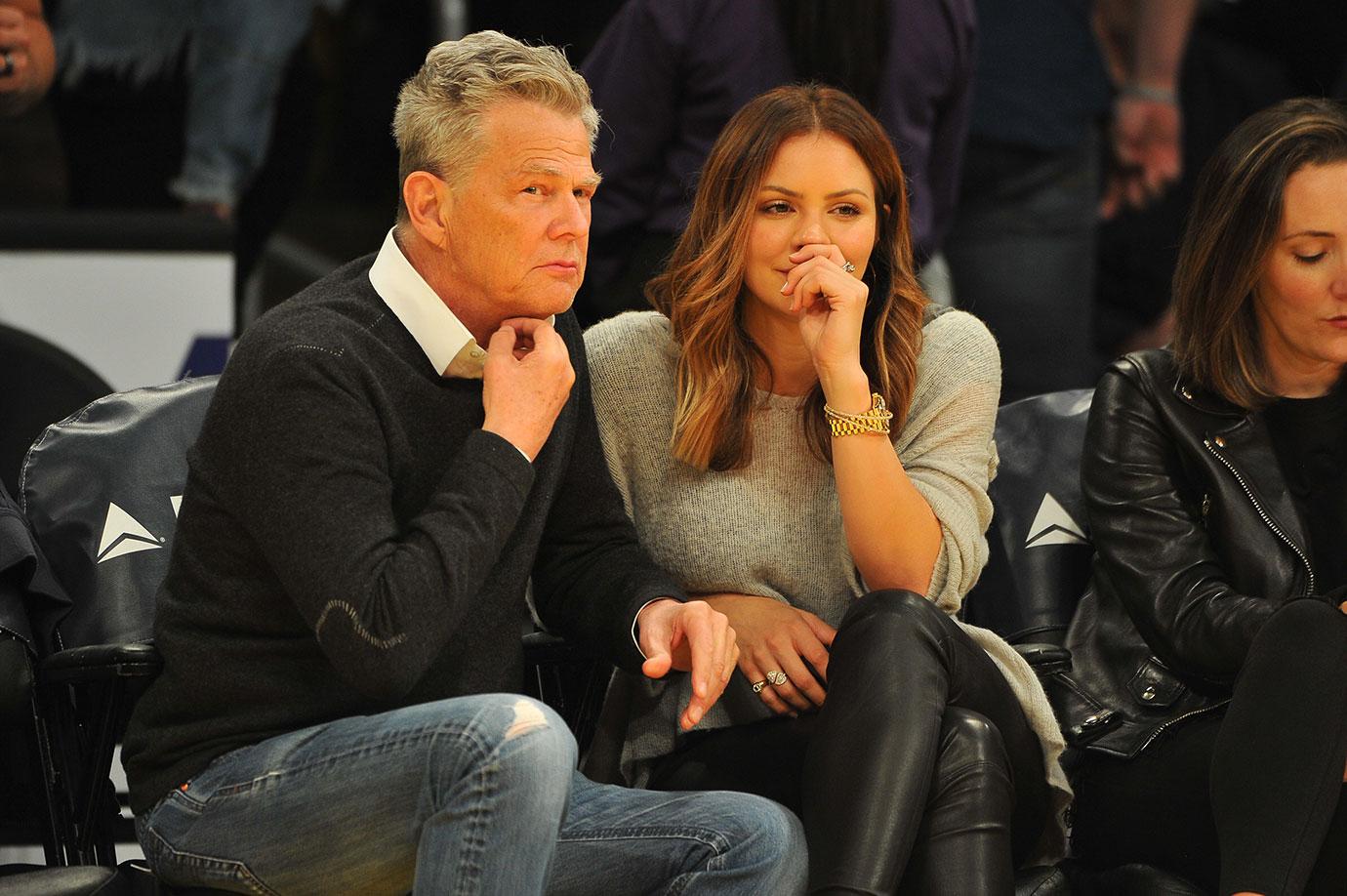 David Foster Katharine McPhee Lakers Game