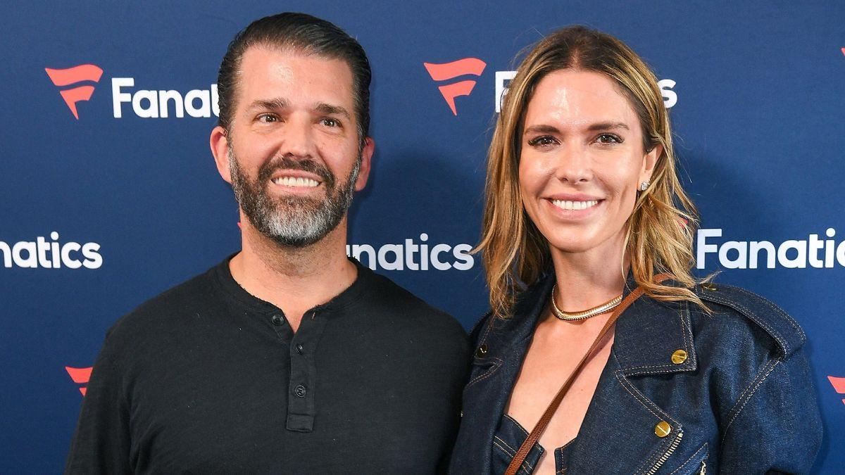 split image of Donald Trump Jr. and Bettina Anderson