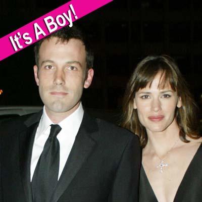 //ben affleck jennifer garner boy