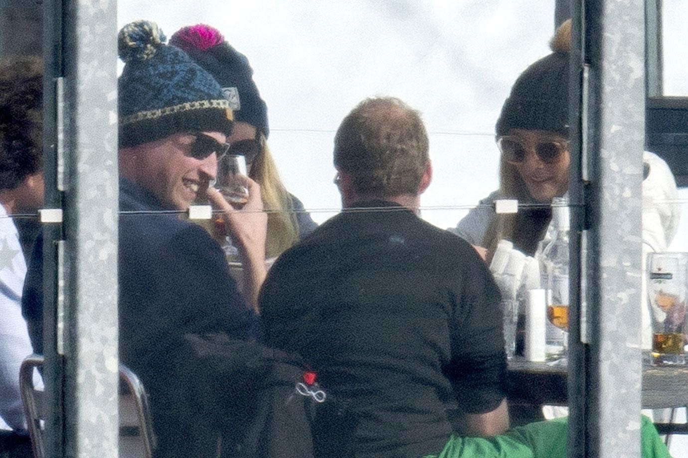 //prince william skiing blonde model