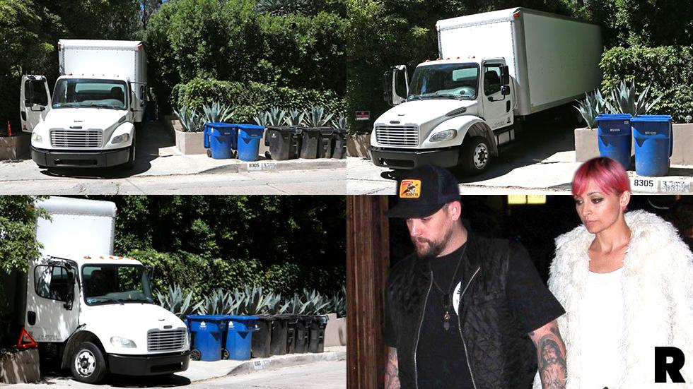 Nicole Richie Joel Madden Divorce Rumors Moving Trucks