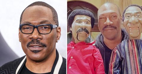 Photo of Eddie Murphy and Bill Cosby puppet