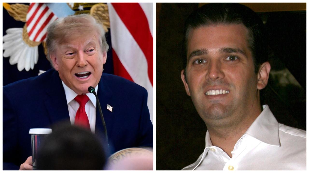 Donald Trump and Donald Trump Jr.
