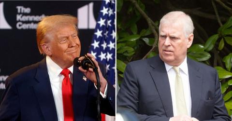 Photo of Donald Trump and Prince Andrew