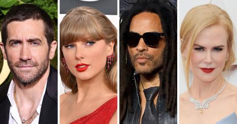 Composite photo of Jake Gyllenhaal, Taylor Swift, Lenny Kravitz, Nicole Kidman
