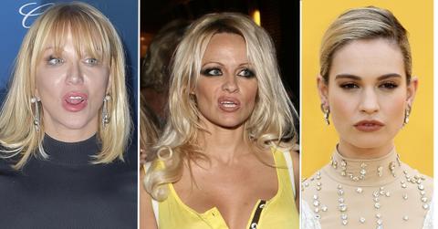 courtney love blasts vile lily james pp