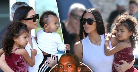 //kim kardashian kanye west divorce rumors costa rica kids pp