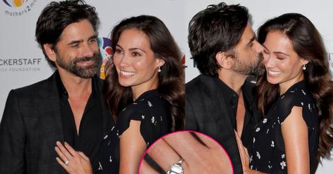 John Stamos Caitlin McHugh Engagement Ring