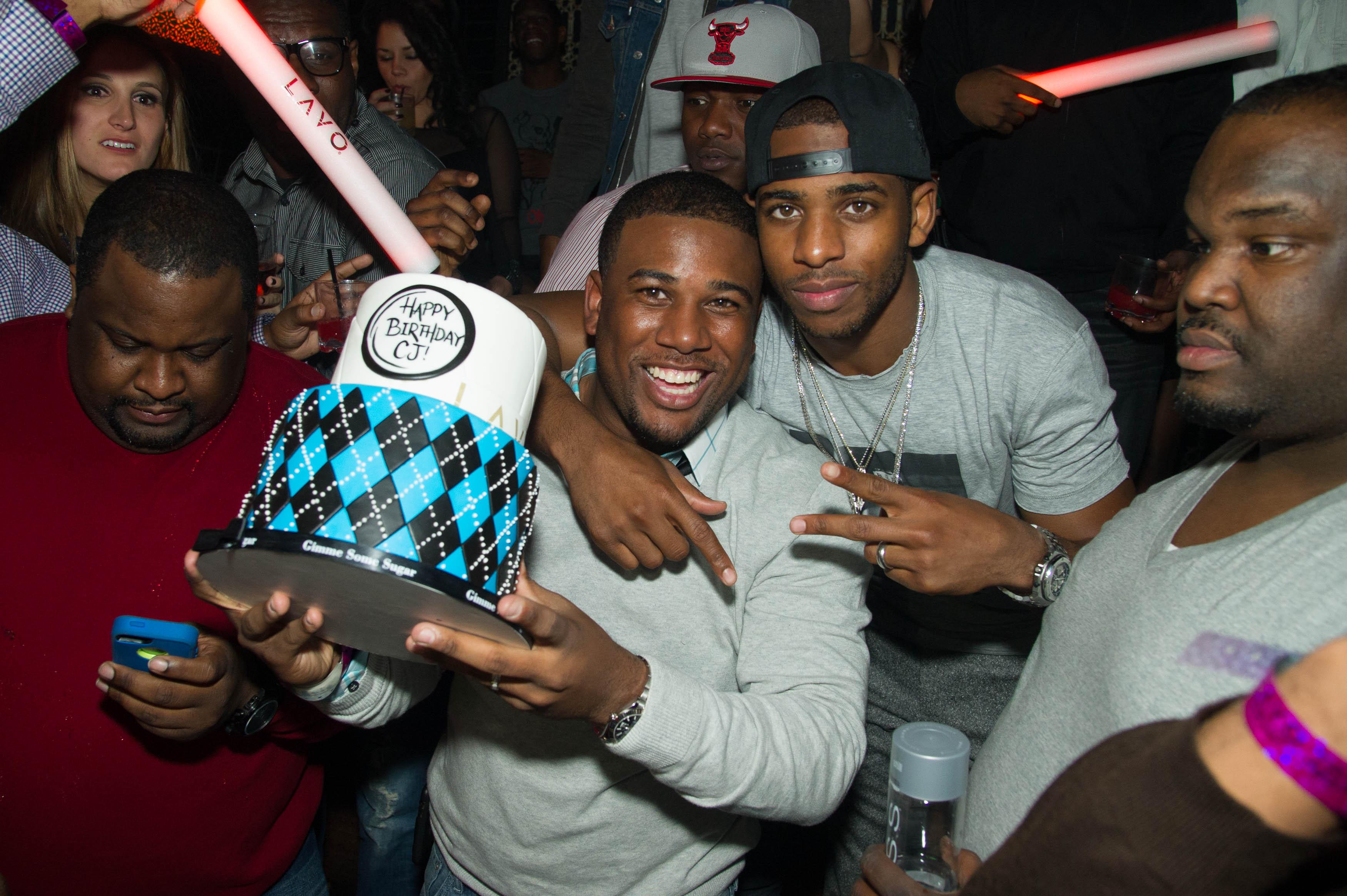 //chris paul and brother cj at lavo