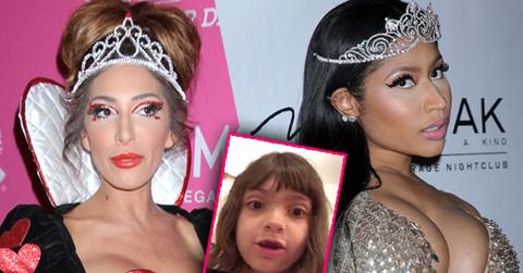 Nicki Minaj Farrah Abraham Twitter Feud Daughter Sophia Video Total Loser