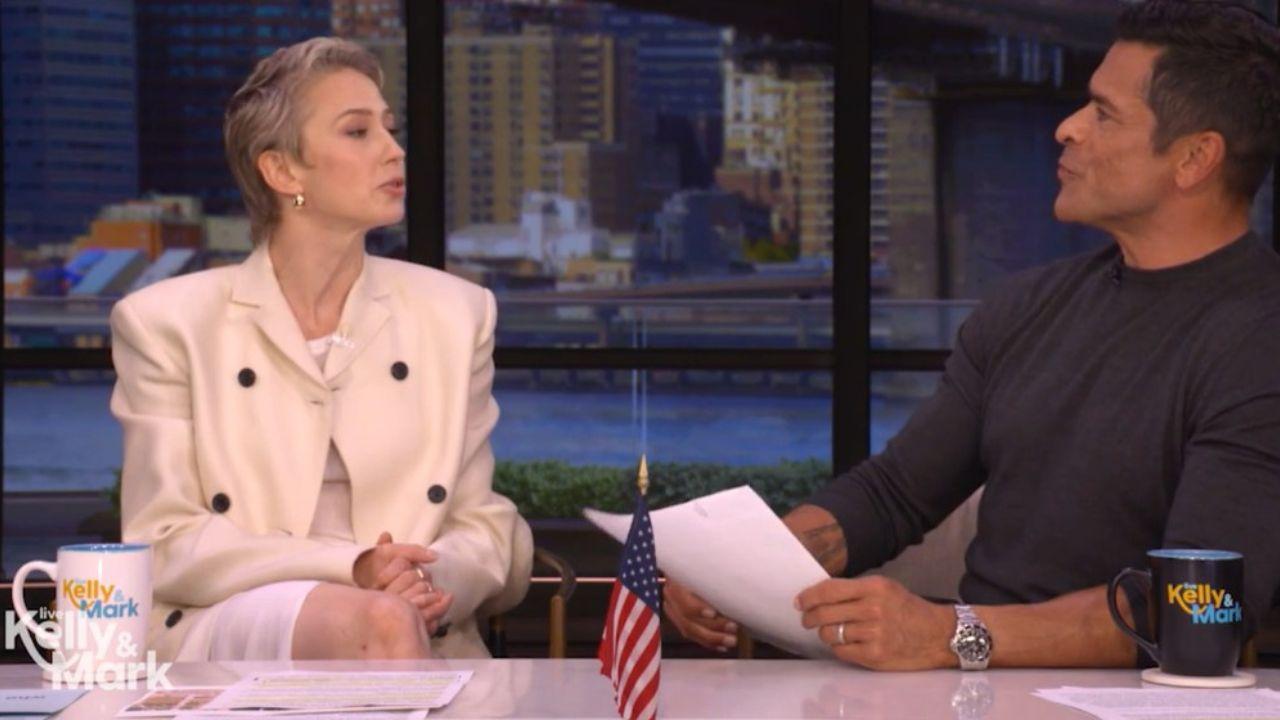 Carrie Coon guest-hosted 'Live With Kelly and Mark' on August 7.
