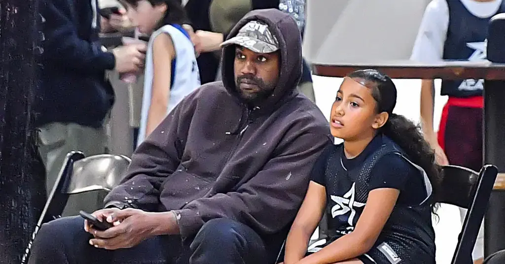 kim kardashian kanye west war raging texts daughter north diddy scandal