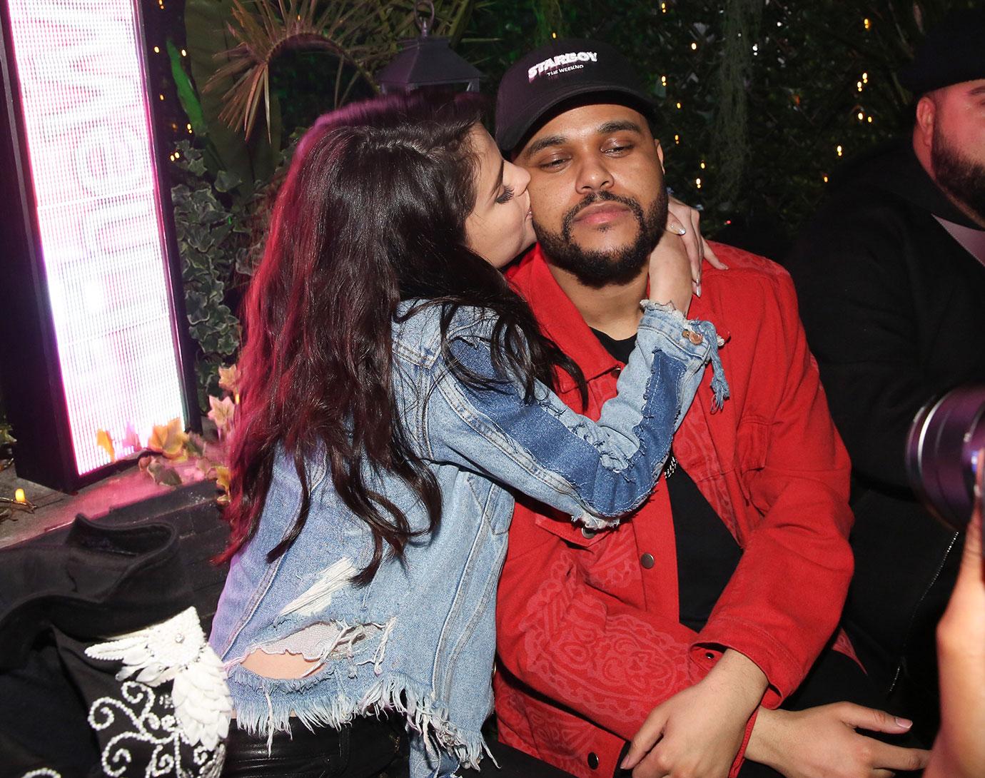 Selena Gomez The Weeknd Kissing Paris