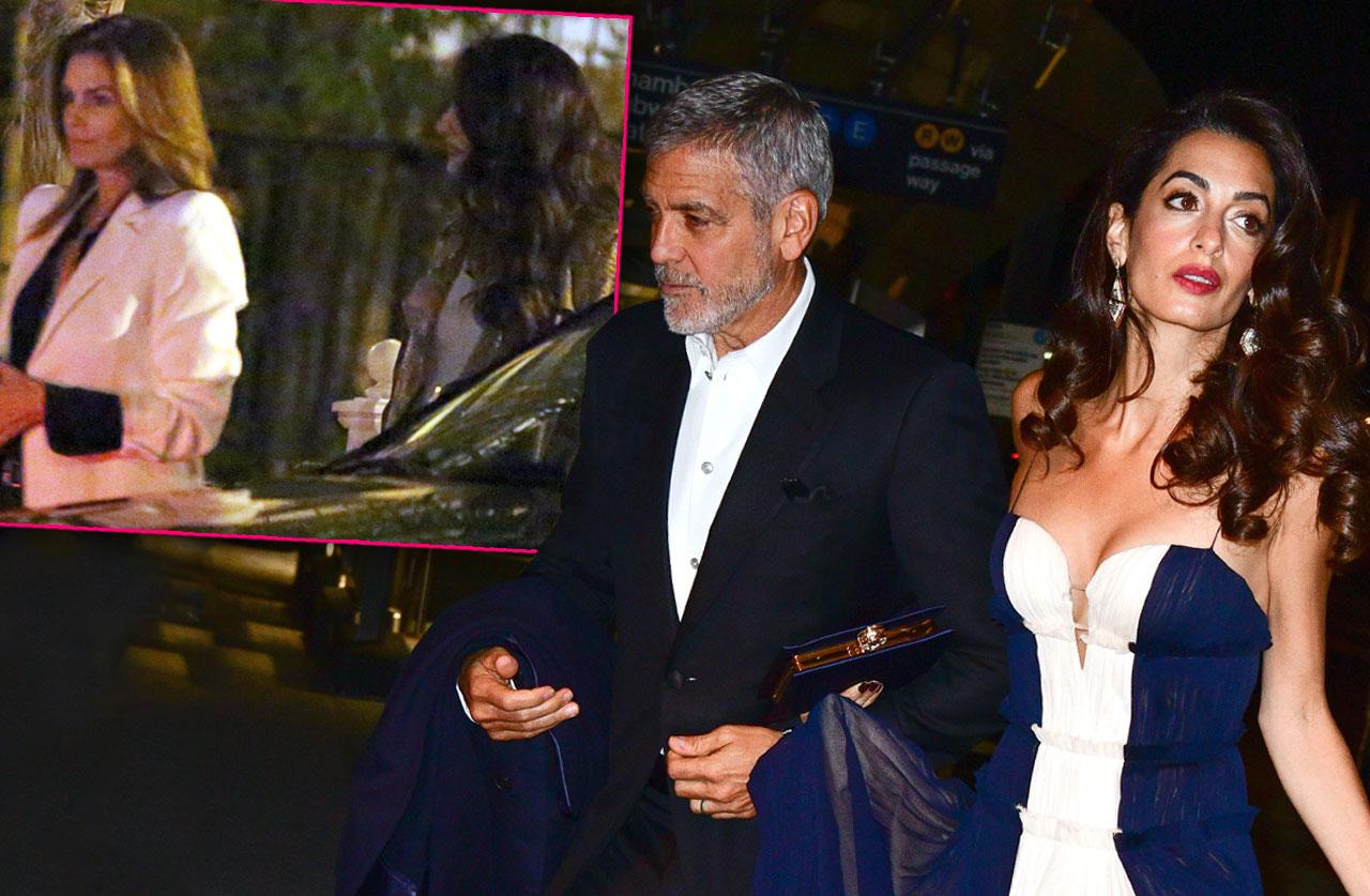 Amal Clooney Dines With Cindy Crawford Amid Marriage Troubles With George