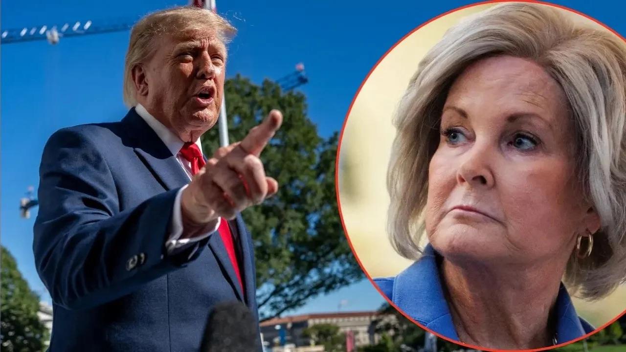 Photo of Donald Trump, Susie Wiles