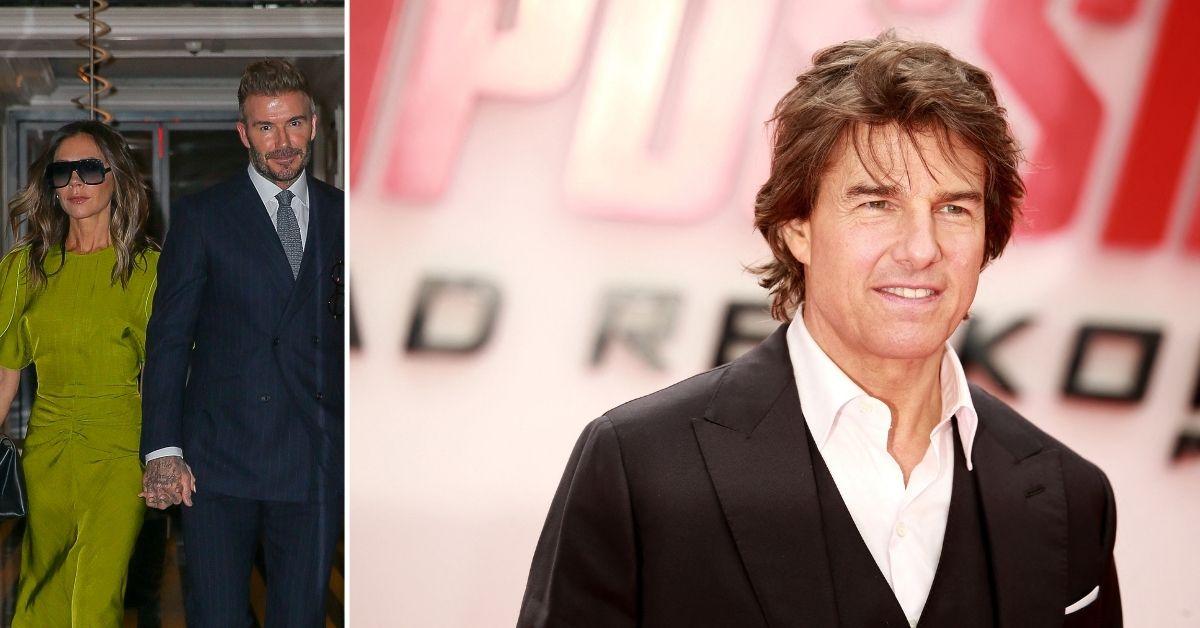 tom cruise to smooze the beckhams