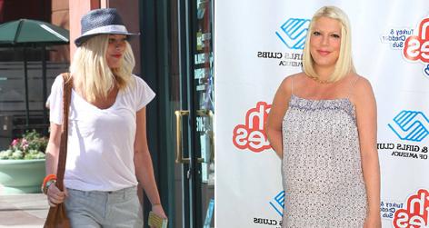 //tori spelling pregnant square wenn