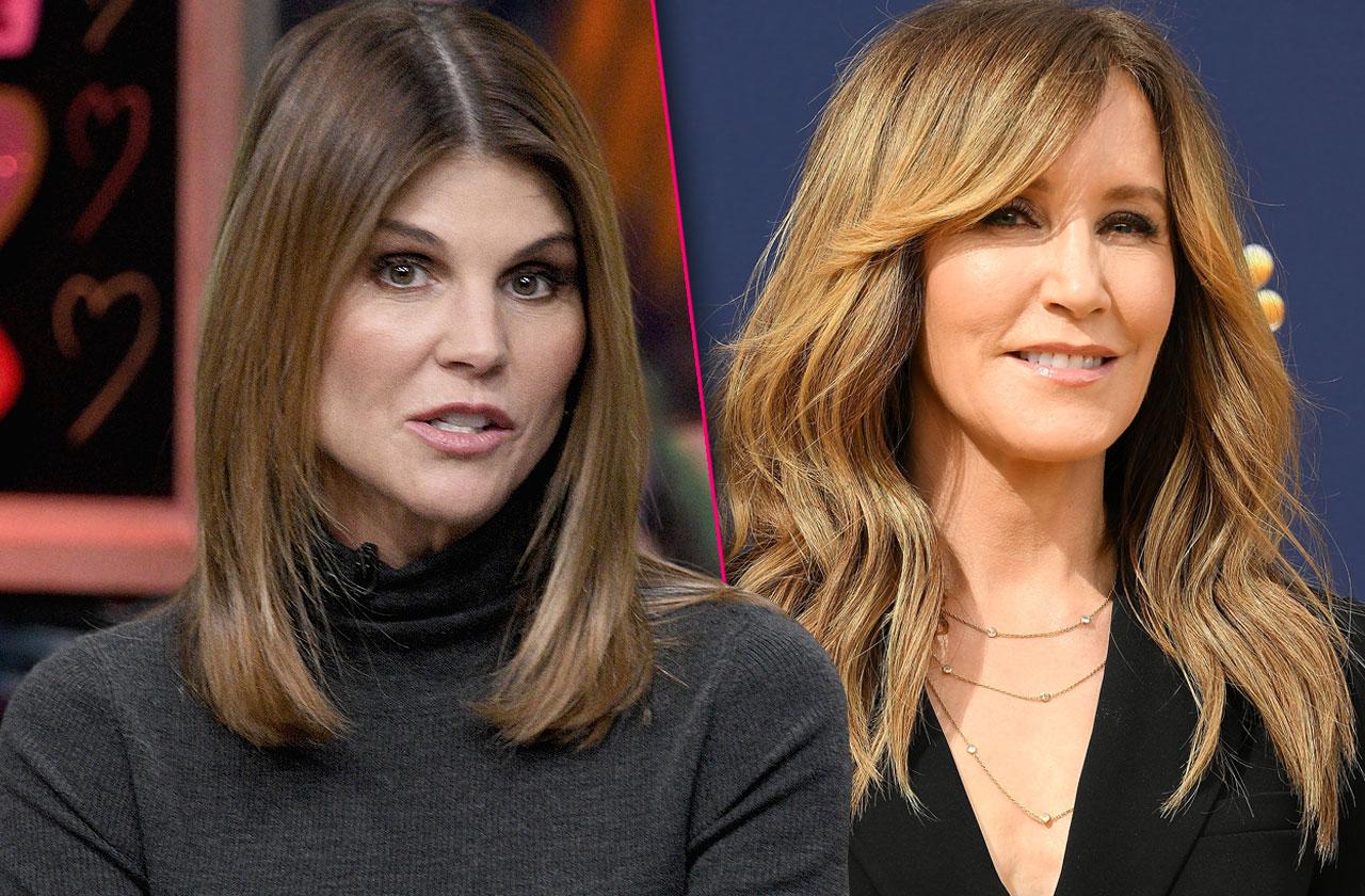 Lori Loughlin Felicity Huffman arrest warrants college admission scam