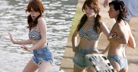Anna Kendrick Bikini With Daisy Dukes