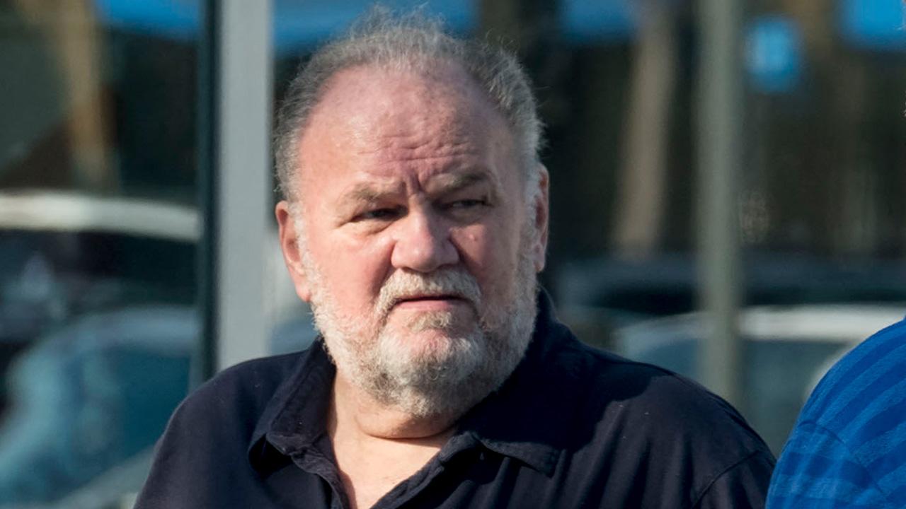 Thomas Sr.'s son reportedly discovered the images and turned them over to police.