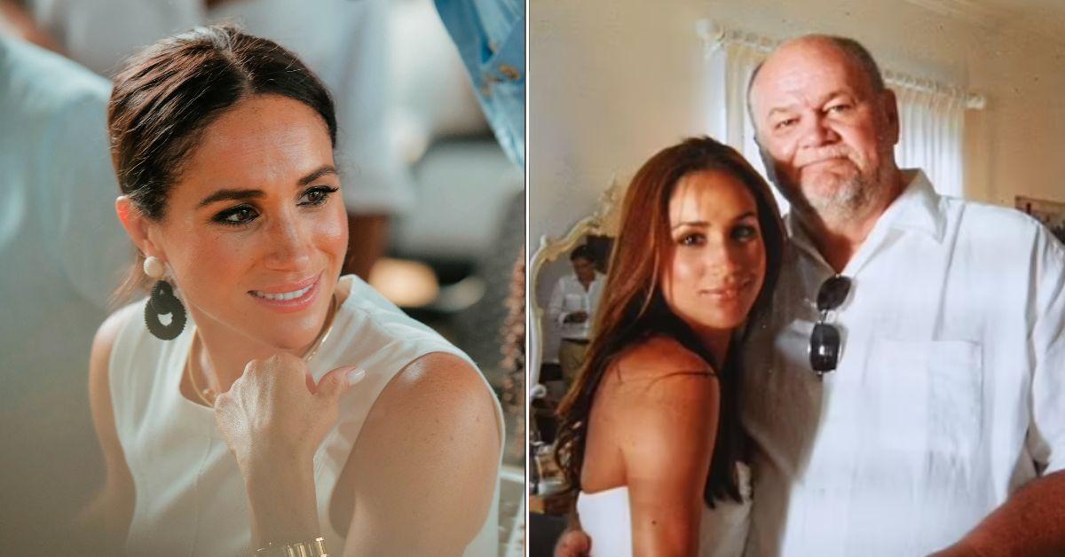 Composite photo of Meghan Markle and Thomas Markle