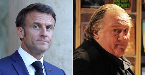 french president emmanuel macron backlash defending gerard depardieu