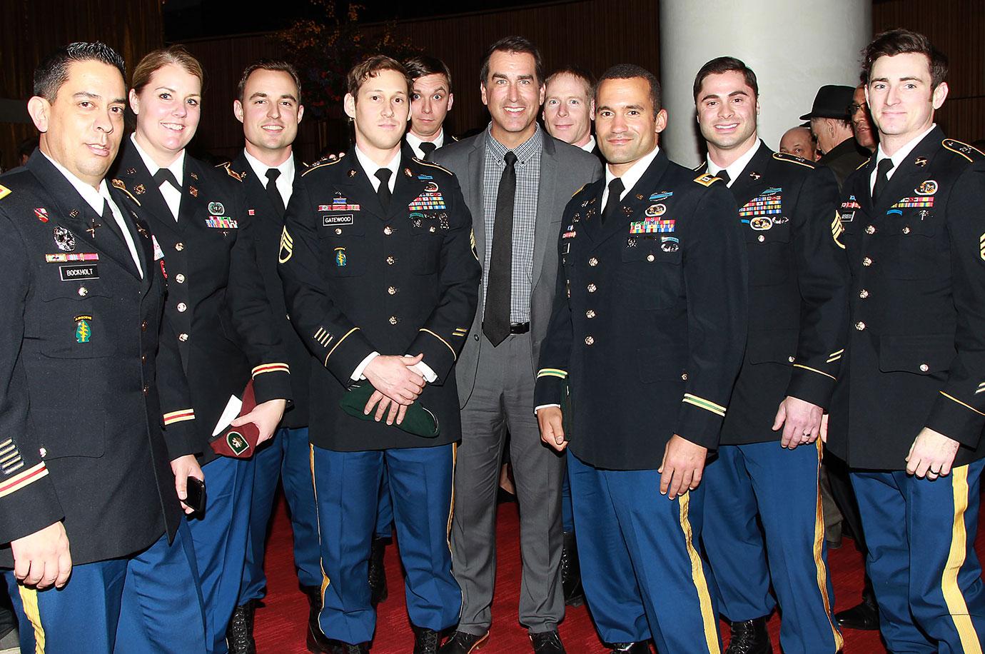 Rob Riggle Standing Proud! Celebrity Veterans Honored For Their Military Service