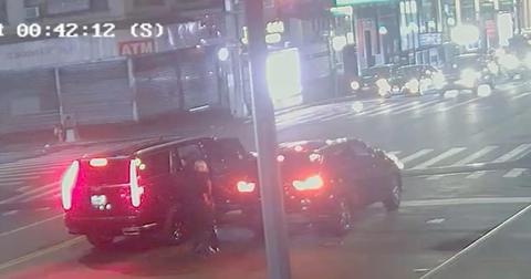 cctv footage shows jonathan majors being chased by grace after alleged attack