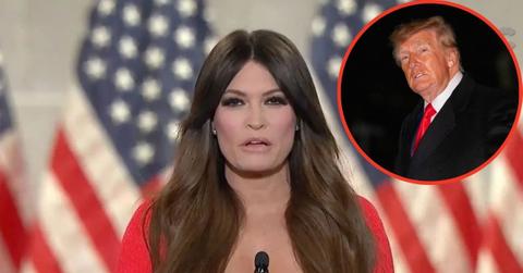 Photo of Donald Trump, Kimberly Guilfoyle.
