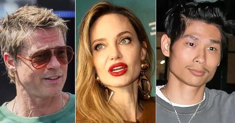 brad pitt furious angelina jolie estranged son pax barely able stand vegas party pp