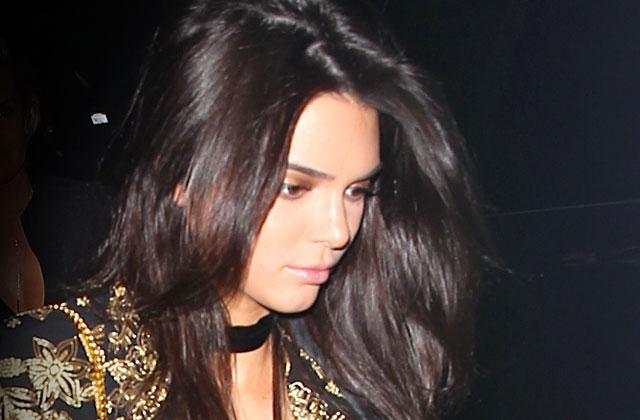Nsfw Kendall Jenner Flashes Her Nipple Ring In Sheer Bra 