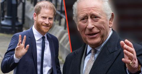 Photo of King Charles and Prince Harry