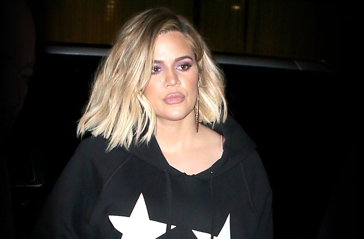 Khloe Kardashian Tries To Hide Her Growing Baby Bump in Spanx