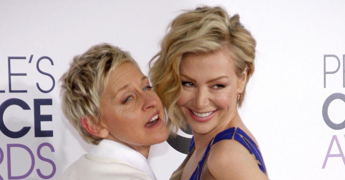 picture of Ellen DeGeneres and Portia de Rossi