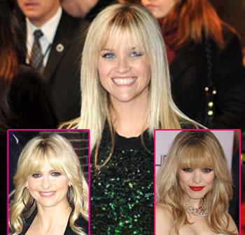 //reese witherspoon sarah michelle gellar rachel mcadams bangs trend