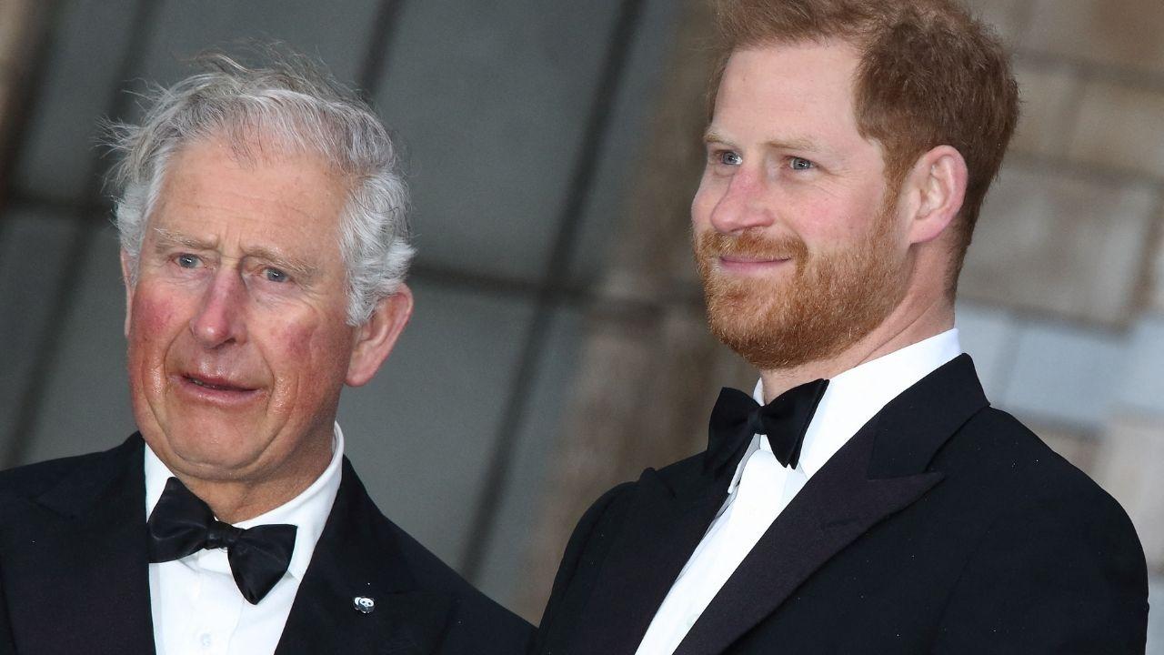 Photo of King Charles and Prince Harry