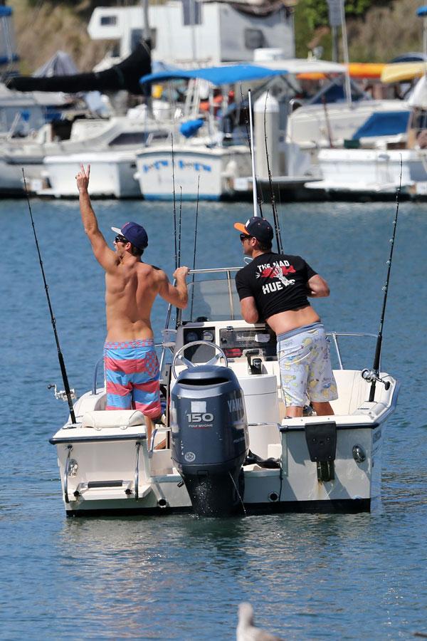 Scott Eastwood Shirtless Fishing