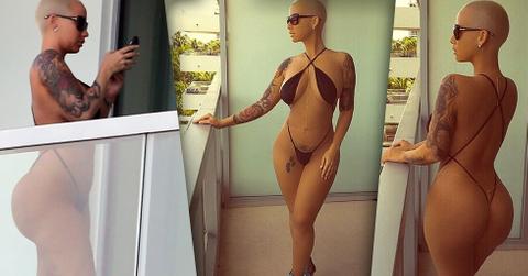 Amber Rose In Bikini On Vacation With Blac Chyna