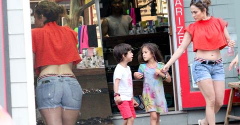 Jennifer Lopez Body Shorts Crop Top Hamptons