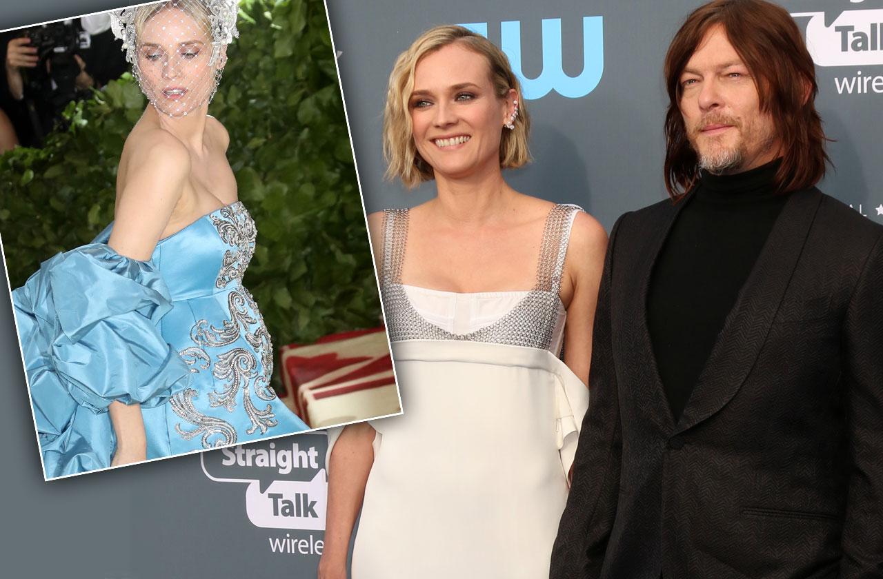 Norman Reedus Shares #TBT Photo of Pregnant Diane Kruger