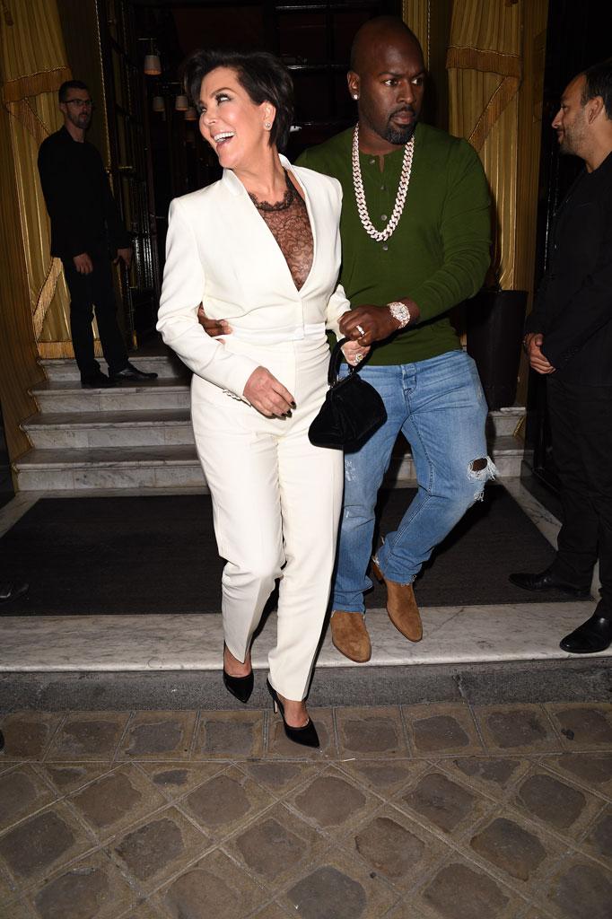 Kris Jenner Corey Gamble Drunk Paris